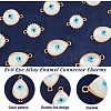20Pcs 10 Colors Brass Enamel Pendants KK-NB0001-48G-4