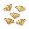 304 Stainless Steel Tartan Heart Links Connector Charms STAS-D211-14B-G-1