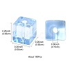 100Pcs Baking Paint Transparent Glass Beads DGLA-YW0001-35G-3