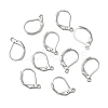 Tarnish Resistant 304 Stainless Steel Leverback Earring Findings X-STAS-S028-07-4