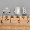 Iron Ribbon Crimp Ends E004Y-S-01-3