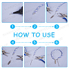 150Pcs 5 Colors Brass Cord Ends FIND-SC0002-83-4