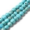 Natural Howlite Beads Strands G-C025-16-1