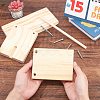 Wooden Weaving Loom Roller Frames DIY-WH0183-23-3
