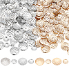 400Pcs 4 styles Iron Finger Ring/Brooch Sieve Findings IFIN-GA0001-49-1