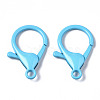 Spray Painted Eco-Friendly Alloy Lobster Claw Clasps X-PALLOY-T080-06A-NR-3
