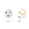 Opaque White Acrylic Beads MACR-YW0001-21B-2