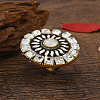 Bohemian Vintage Ethnic Alloy Rhinestone Finger Rings QX0525-1-1