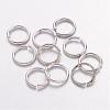 Brass Open Jump Rings JRC8mm-NF-1