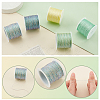 5 Rolls 5 Colors 6-Ply Polyester Metallic Thread OCOR-PH0002-10-3