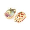 Gradient Color Brass Glass Pendants GL-CBABDD8-06G-2