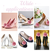 1 Pair Flower Cloth Shoe Decoration AJEW-DR0001-65C-6