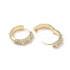 Brass Micro Pave Cubic Zirconia Hoop Earrings EJEW-P259-02G-2