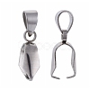 Tarnish Resistant 304 Stainless Steel Ice Pick Pinch Bails STAS-Q182-01-1