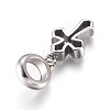 304 Stainless Steel European Dangle Charms OPDL-G010-03AS-2
