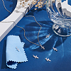 6Pcs 925 Sterling Silver Pendants STER-UN0001-79-2