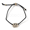 Adjustable Polyester Cord Slider Bracelets LS-BJEW-H540-A08-G-3