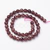 Natural Strawberry Quartz Bead Strands G-P213-09-6mm-2