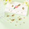10Pcs 2 Styles Brass Lobster Claw Clasps KK-TA0009-15-7