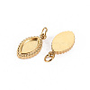 304 Stainless Steel Pendant Cabochon Settings STAS-S116-233G-2