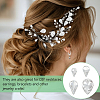 220Pcs 4 Style Glass Rhinestone Cabochons GLAA-FG0001-12-8
