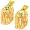 Polyester Tassel Epaulettes AJEW-WH0314-704B-1