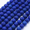 Natural Lava Rock Beads Strands G-F531-10mm-G-2