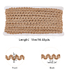 Braided Jute Ribbon OCOR-WH0079-21B-2