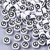 Opaque Acrylic Beads X-MACR-N008-20A-01-1
