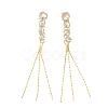 Brass Chains Tassel Big Pendnants KK-P228-34G-2