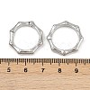 Brass Twister Clasps KK-P323-12P-3
