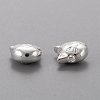 Tibetan Style Alloy Kitten Beads X-TIBEP-GC178-S-RS-2