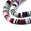 Handmade Polymer Clay Beads CLAY-R067-5.0mm-M2-3