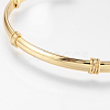 Brass Cuff Bangles X-BJEW-K153-02E-2