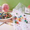 160Pcs 8 Colors Opaque Acrylic Beads SACR-PJ0001-03-6