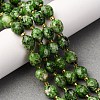 Natural Sesame Jasper Dyed Beads Strands G-D305-B02-02-2