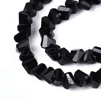 Opaque Glass Beads Strands X-GLAA-N019-4mm-01-1