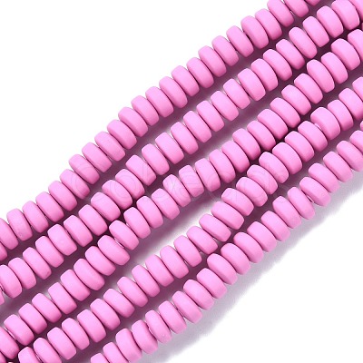 Handmade Polymer Clay Beads Strands X-CLAY-N008-008B-1