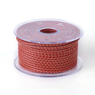 Braided Cowhide Cord WL-I004-5mm-20-1