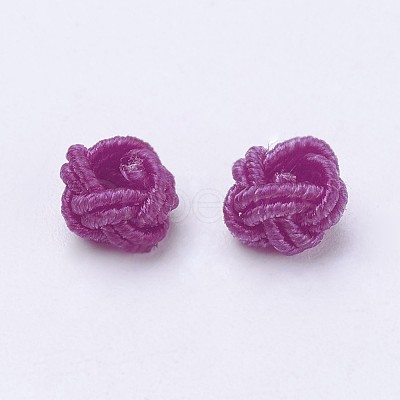 Nylon Cord Woven Beads NWIR-F005-14I-1