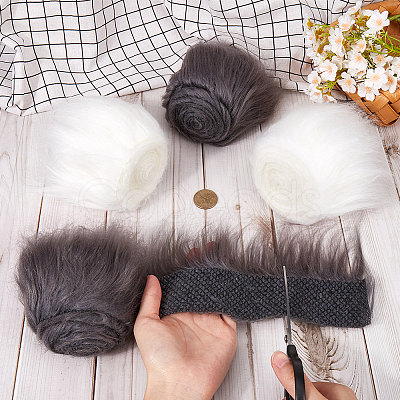 Artificial Wool Gnome Beard Costume Beard OCOR-WH0078-101H-1