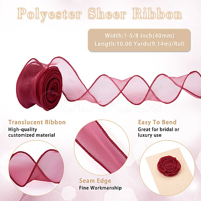 Polyester Wired Ribbon OCOR-TAC0038-10C-1