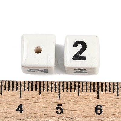 Glazed Porcelain Beads PORC-R003-07-02-1