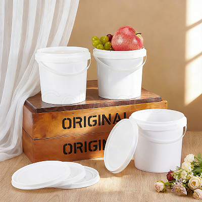 12Pcs Plastic Storage Bucket AJEW-TW0001-22B-1