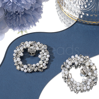 2Pcs Alloy Shoe Buckle Clips FIND-GF0006-04P-1