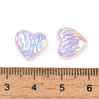 UV Plating Acrylic Cabochons OACR-H121-02A-1