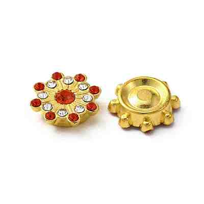 Rhinestone Buttons FIND-TAC0016-11G-1