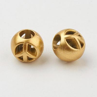 CCB Plastic European Beads CCB-P003-02AG-1