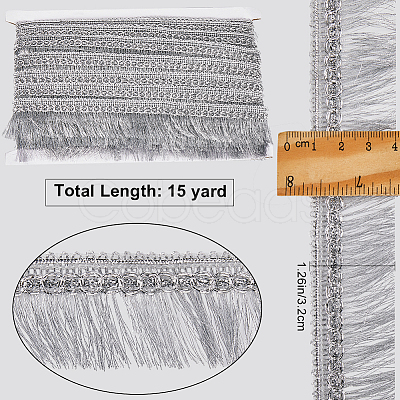 Polyester Tassel Lace Ribbons DIY-WH0530-69B-1