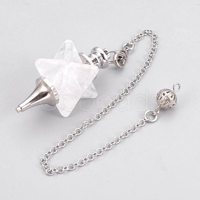 Natural Quartz Crystal Dowsing Pendulums X-KK-F756-08F-1